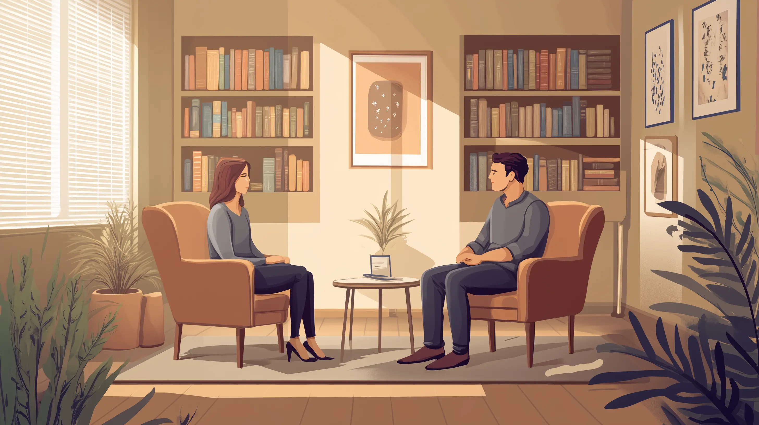 Conversation between a psychologist and a patient